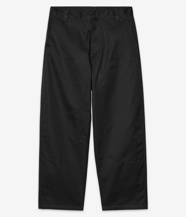 Carhartt WIP Brady Double Knee Chino Pant Denision Broeken (black rinsed)