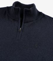 Element Icon Embroidery 1/4-Zip Sweater (blue mirage)