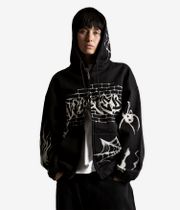 Wasted Paris ATM Boxy Zip-Sweatshirt avec capuchon (black)