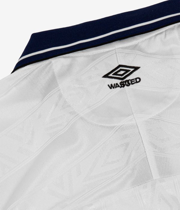 Wasted Paris x Umbro Football Jersey T-Shirt (white blue)