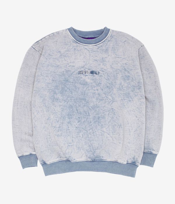 Fucking Awesome Little Stamp Snow Wash Sweatshirt (dusty blue)