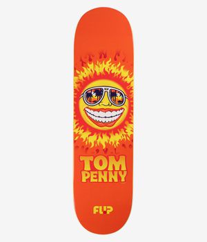 Flip Penny Sun 8.25" Skateboard Deck (orange)