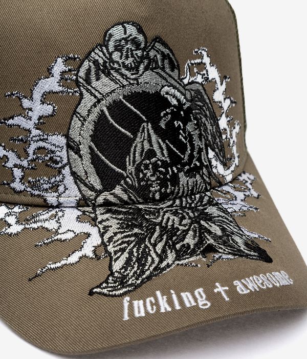 Fucking Awesome Demon Trucker Cap (green)
