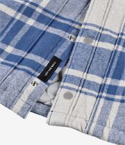 Vans Piedmont Plaid Shacket Jacket (oatmeal heather true navy)