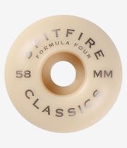 Spitfire Formula Four Classic Wheels (white purple) 58mm 99A 4 Pack