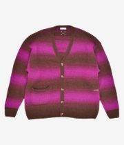 Pop Trading Company Knitted Cardigan Jersey (delicioso raspberry)