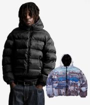 Wasted Paris Elevation Puffer Jacket reversible (black multi)