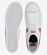 Nike SB BLZR Court Mid Schoen (white university red)