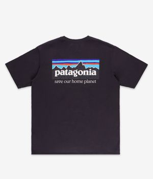 Patagonia P-6 Mission Regenerative Organic Pilot Camiseta (ink black)