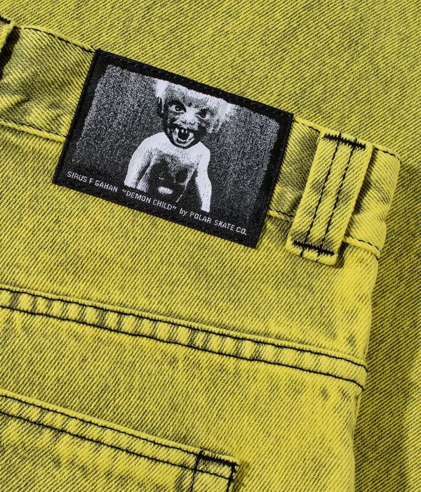 Polar Big Boy Demon Child Jeans (lemon black)