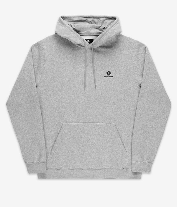Shop Converse Go To Embroidered Star Chevron Brushed Back Hoodie (vintage  heather) online | skatedeluxe