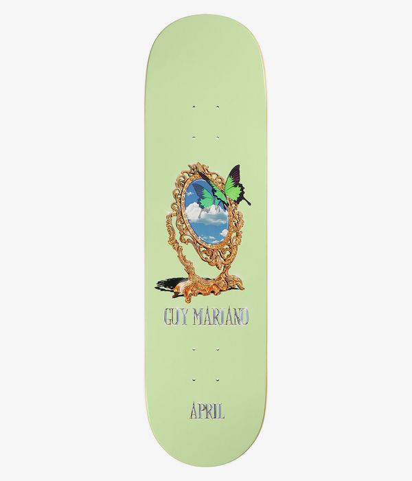 April Mariano Mirror Mirror 8.5" Skateboard Deck (green)