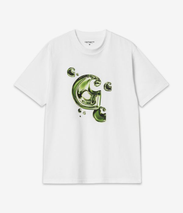 Carhartt WIP Solar Chrome C-Logo Organic T-Shirt (white)