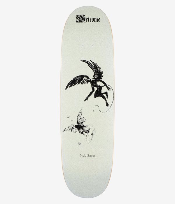 Welcome Garcia Paradox 8.8" Skateboard Deck (mint glitter)