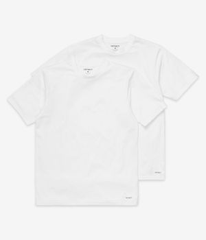 Carhartt WIP Standard T-Shirt (white white) 2er Pack