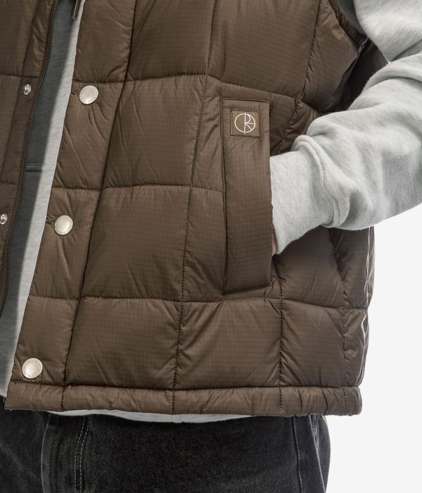 Polar Lightweight Puffer Vest (brown brown)