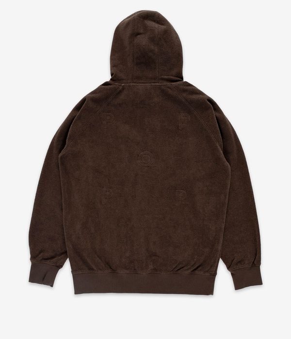 Pop Trading Company Outlined Logo Terry sweat à capuche (delicioso)