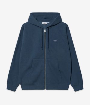 Obey Established Works Bold Zip-Hoodie (dark denim)