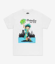 Paradise NYC Liberty Palm Camiseta (white)