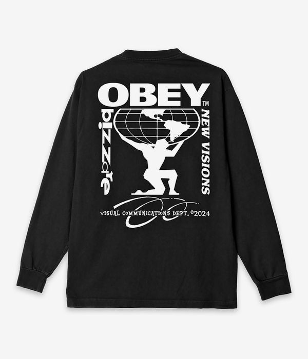 Obey Bizzar New Visions Long sleeve (pigment true vintage black)