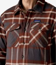 Patagonia LW Insulated Fjord Flannel Jas (ashore ink black)