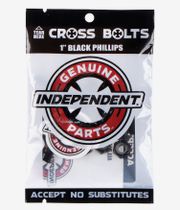 Independent 1" Kit di montaggio (black) Intaglio a croce Testa svasata