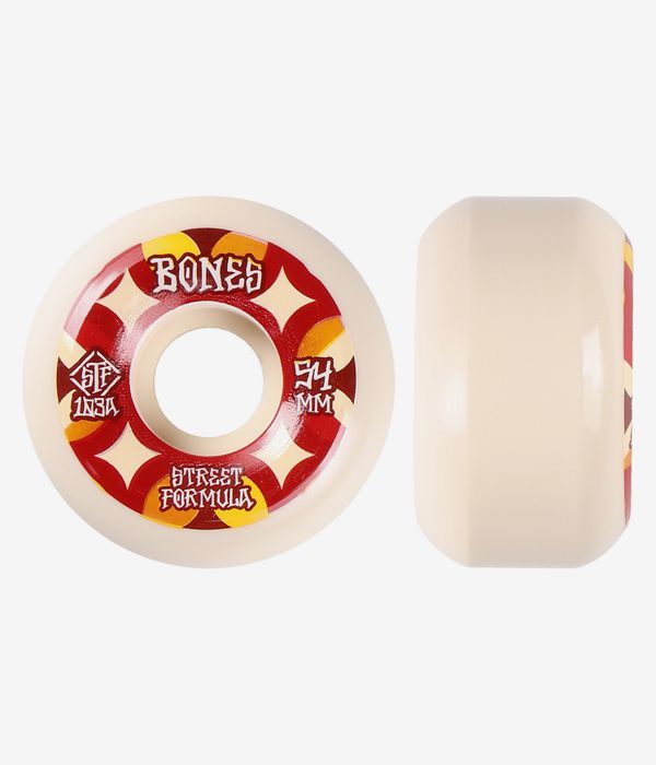 Ruedas skate Bones 54mm 100A STF Originals White