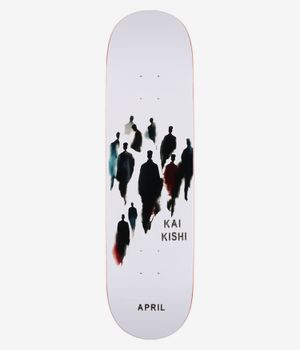 April Kishi Figures 8.25" Planche de skateboard (white)