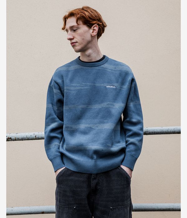 Anuell Grunnem Organic Knit Sweatshirt (blue)