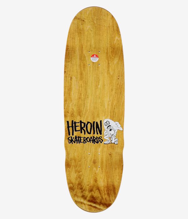 Heroin Skateboards Egg Eater 9.75" Skateboard Deck (multi)