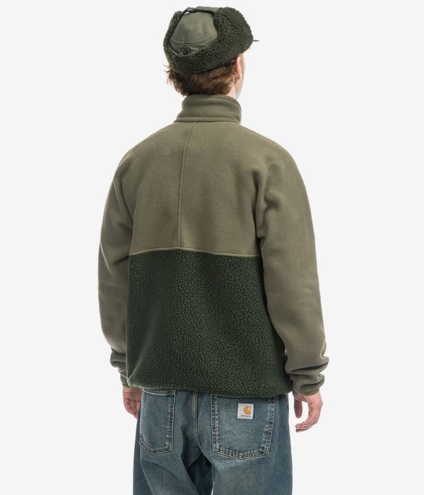 Patagonia Retro Pile 1/2 Snap Jacke (old growth green)