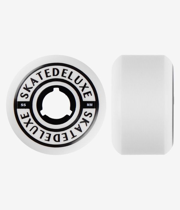 skatedeluxe Conical Rollen (white/black) 55mm 100A 4er Pack