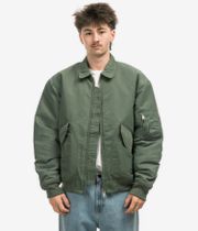 Carhartt WIP Olten Bomber Jacket (duck green turmeric)