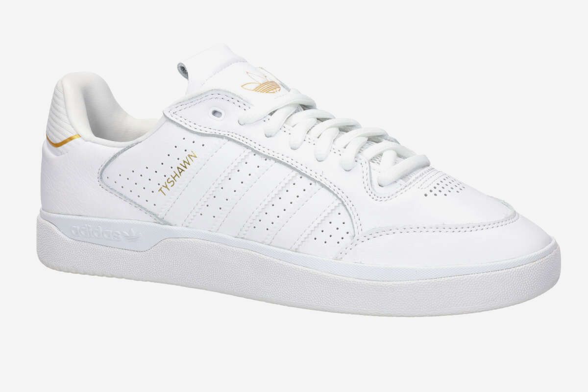 adidas Skateboarding Tyshawn Low Schuh (ftw white white gold)