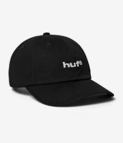 HUF 89 Embroidered 6 Panel Cap (black white)
