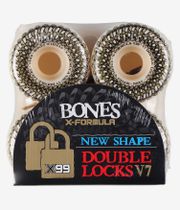 Bones X Formula Double Lock V7 Wielen (white) 54 mm 99A 4 Pack