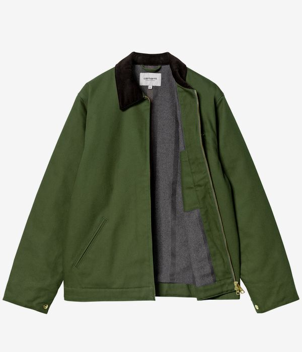 Carhartt WIP Detroit Dearborn Veste (tarragon black rigid)