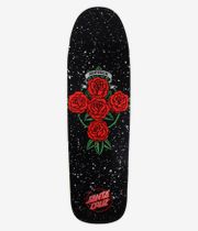 Santa Cruz Dressen Rose Cross Shaped 9.31" Skateboard Deck (black)