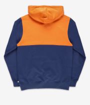 Anuell Ventor Organic Half Zip-Sweatshirt avec capuchon (navy warm brown)