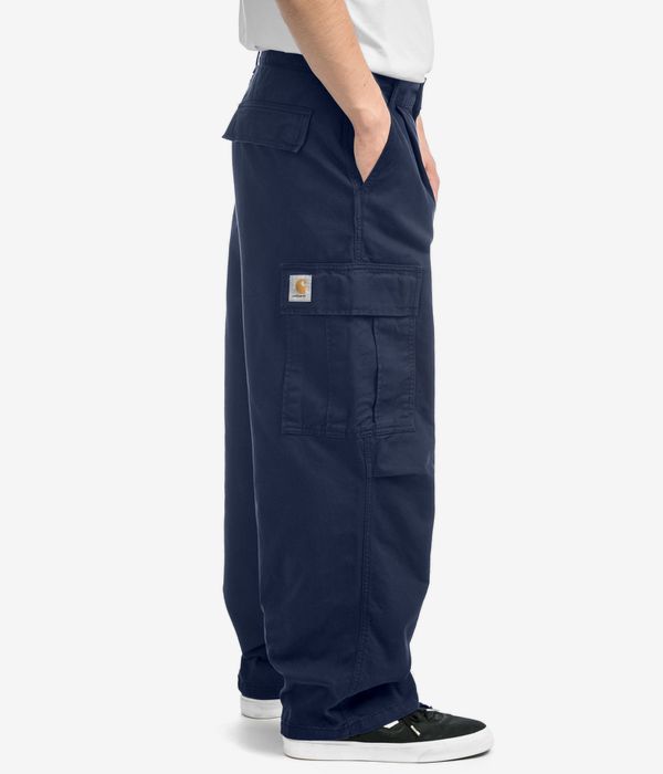 Carhartt WIP Cole Cargo Pant Organic Moraga Pantalons (air force blue garment dyed)