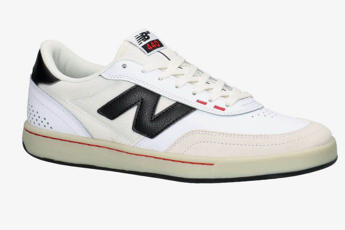 New Balance Numeric 440 V2 Shoes (white black white)