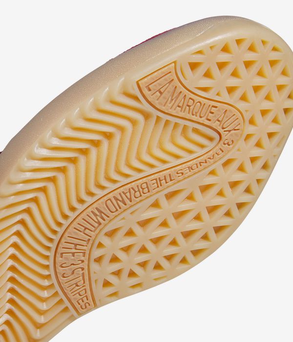 adidas Skateboarding Puig Samba Shoes (maroon semi solar yellow shadow)