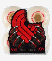 Powell-Peralta Dragons Nano Cubic Asymmetrical Offset Wheels (offwhite) 56 mm 93A 4 Pack
