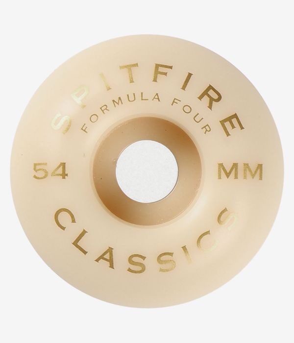 Spitfire Formula Four Classic Wheels (white silver) 54mm 101A 4 Pack