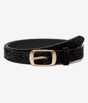 Dime Dress Leather Gürtel (shaggy black)