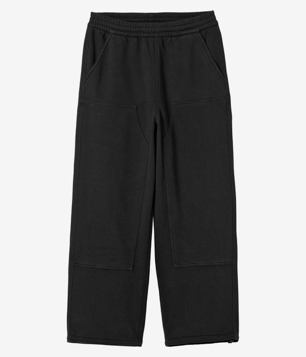 Carhartt WIP Double Knee Sweat Pant Pants (black stone washed)