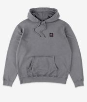 skatedeluxe World Patch Organic sweat à capuche (washed charcoal)