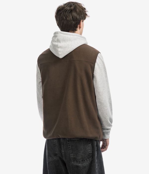 Polar Basic Fleece Vest (brown)