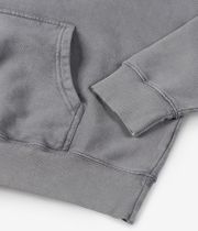 skatedeluxe World Patch Organic sweat à capuche (washed charcoal)