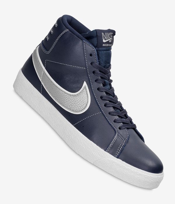 Shop Nike SB x Mason Silva Zoom Blazer Mid Shoes (blackended blue